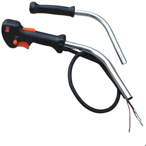 Manuell gasreglage for bensindriven röjsåg grästrimmer rörklippare vänster höger handtagsbrytare gräsklippare del(Type 1)