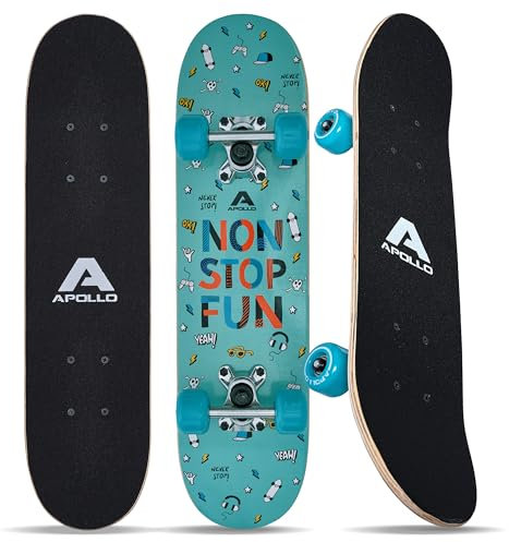Apollo Skateboard - FunFun - Kinderskateboard 61cm, ABEC 3