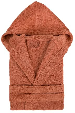 TRAMAS+ Peignoir de Bain Unisexe, 100% Coton 450 GR avec Capuche, Deux poches et Ceinture Ajustable, Haute Absorción y Sechage Rapide, Certifié OEKO TEX, Doux et Moelleux