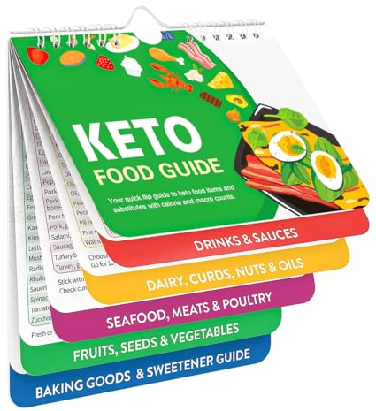 Alnicov Kit de régime Keto pour débutants, Tableau de Planification cétogène, Perte de Poids, Plan de Repas Faible en Glucides, pâtisserie, Guide de Recettes