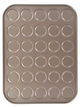 FACAIIO Tapis de cuisson macaron avec revêtement en acier carbone pour four à macarons et micro-ondes 26,5 x 17,5 cm