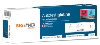 BIOSYNEX - Test Rapido per Intolleranza al Glutine - Celiachia - Autotest (1 test)