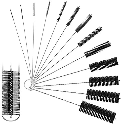 13pcs Nylon Cleaning Brushes Set Kettle Spout Brush Straw Cleaning Brush Bottle Tube Brushh