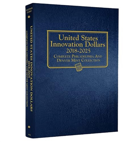 Whitman US Innovation Dollar Coin Album P & D 2018-2025#4788
