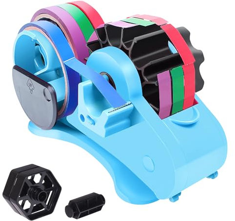 Klebebandabroller, Multifunktions Klebeband Abroller, Abroller Klebeband, Klebestreifen Abroller, Tischabroller, Klebebandspender, Klebefilmabroller, für Klebebandbreiten bis zu 1-4CM