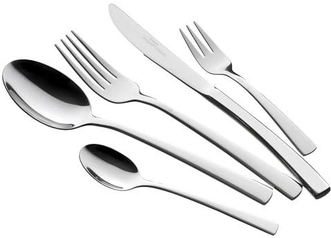 casa NOVA Besteck-Set 30-teilig - Edelstahl 18/0 - für 6 Personen