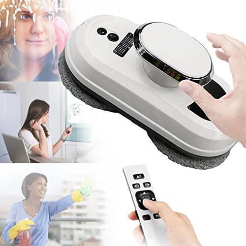 SaryEdge Robot Aspirador Inteligente para Limpiar Cristales de Ventanas, Robot Aspirador para Limpiar Cristales de Interiores y Exteriores, Robot Limpiador de Cristales con (