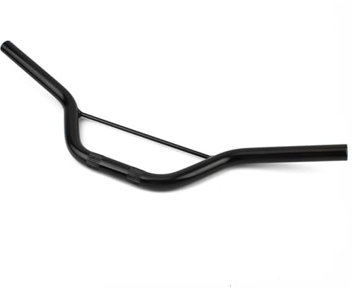 Janmobrian Guidon Moto, Guidon Guidon de Moto en Aluminium de 22mm, for Guidon de 7/8 Pouces, for Motocross, Mini Dirt Bike, 47cc, 49cc, 50cc, ATV, Scooter(Black)