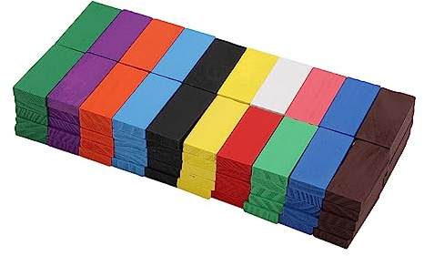 HEEPDD Träleksaksset för Barn, Domino-spel för SmåBarn, Utvecklar Kreativitet och Koordinationsförmåga Träleksaksset för Barn, Pinewood Pedagogiska Nan-barnleksaker