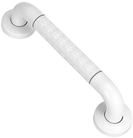 BONADE Barre D'Appui WC, Antidérapant Poignée Douche, Acier Inox et Nylon Barre de Maintien Douche, Poignée Baignoire de Sécurité pour Personnes Âgées, Handicapées, Enfants et Enceinte, Longueur 35 cm