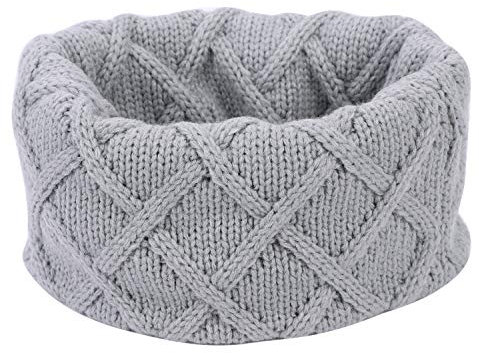 Halstuch Mädchen Jungen Schal Warm Einfarbig Kinderschal Gestrickt Halswärmer Stricken Winterschal Weich Rundschal Loop Kinder Schlauchtuch Winter Strickschal für Outdoor Fahrrad Spielen