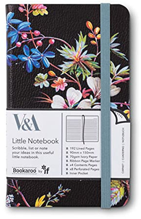 IF V & A Bookaroo Journal A6 Kilburn Noir Floral