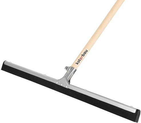 KOTARBAU® Extractor de agua de 55 cm con mango de madera de 150 cm, para limpieza de suelos, espuma de agua