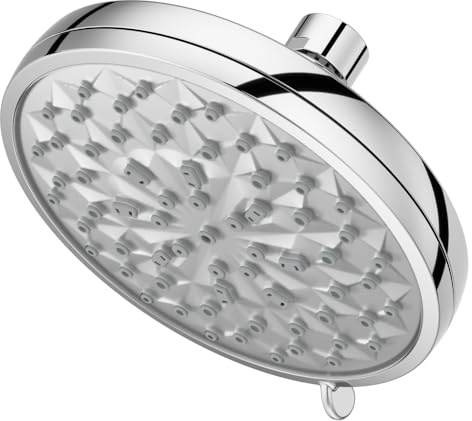 Pfister HydroFuse Shower Head, Shower Arm Not Included, 6-Function, 1.75 GPM, Polished Chrome Finish, 015WS2HF01CC