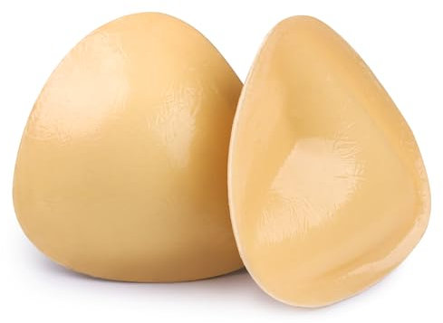 Niidor Bra Inserts,Double-sided Sticky Bra Pads Inserts Push Up, Bikini Padding Inserts Reusable, Stick on Bra Pads for Swimsuit Sport Bra SMALL