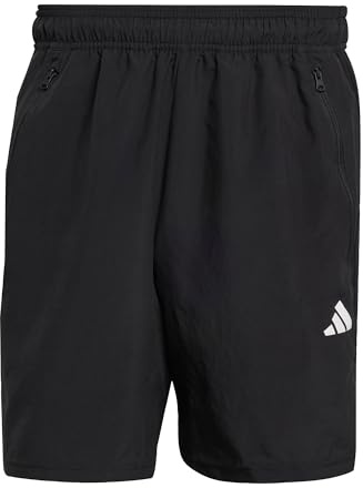 adidas Homme Train Essentials Woven Training Shorts, Black/White, L 9 inch