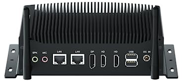 WEIDIAN Industrie Mini PC, Lüfterloser Mini PC, Core i5-10210U, Industrial PC, Fanless Computer Dual HD+DP Triple Display, 2RS232 COM, 2RJ45 Ethernet, 6USB, GPIO, WiFi, BT(16GB RAM 512GB SSD)
