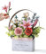 ROWOOD 3D Puzzle Holzblumen mit Korb Künstliche Blumen Set Kreative Modellbausätze für Erwachsene zum Bauen Home Decor Handwerk Geschenke für Valentinstag Muttertag Weihnachten