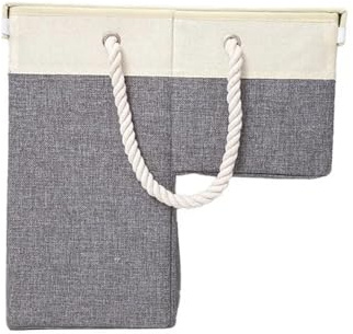 Cestas de escalera con asas for decoración del hogar y la oficina, madera, for guardar ropa, plegables, en forma L, for picnic al aire libre