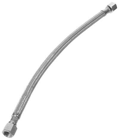 AUTSUPPL Tuyau Flexible Inox pour Compresseur Air Robuste et Léger Accessoire Détaché avec Clapet Anti-refoulement Raccord Stable et Étanche Adapté Usage Garage et Industrie