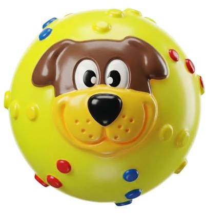 Générique Jouet pour Chiot - Résistant à la Morsure, Ballon Qui grince pour rapporter,Jouet à mâcher grinçant pour Chiot - pour Moments de Jeu au