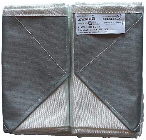 Löschdecke 160x180cm DIN EN1869 Brandschutzdecke Hitzeschutzdecke von MBS-FIRE®
