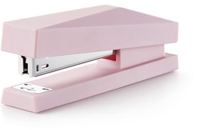 Miquelrius - Hefter, Heftklammerkompatibel 24/6, Format 122 x 60 x 76,5 mm, Kapazität bis zu 20 Blatt, Heftklammergerät Farbe Pinke