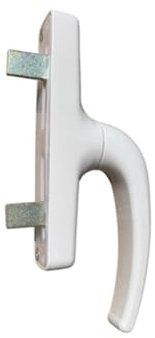 API - Maniglia cremonese per interno ante finestre infissi in alluminio (Bianco)