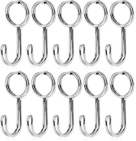 Spiral Hooks, Hooks for Tensioning Rubber, Tarpaulin Tensioner, Stainless Steel Hooks, Expander Hooks, Tarpaulin Hooks, Rope Hooks, Suitable for Expansion Rope, Rubber Rope, Extension Hook for Trailer
