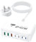 USB C Charger, 240W USB C Plug 7-Port GaN Charging Station Type C Fast Charging Plug PD+QC Travel Charger UK Multi USB C Laptop Charger for iPhone 16 15 Pro Max,Samsung Galaxy,MacBook Air,iPad,Pixel