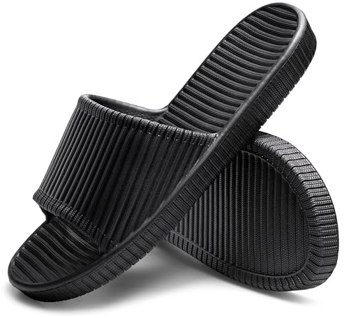 Lily Zone Sliders Women, Women's Shower Slipper, Non-slip Bathroom Shower Shoes Beach Flip Flops Pool Slides Quick Drying Indoor Outdoor Summer Sandal for Women