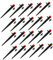 Happyyami 50piezas Riego para Jardín Goteros Aspersor De Flujo Ajustable Sistema De Riego por Goteo