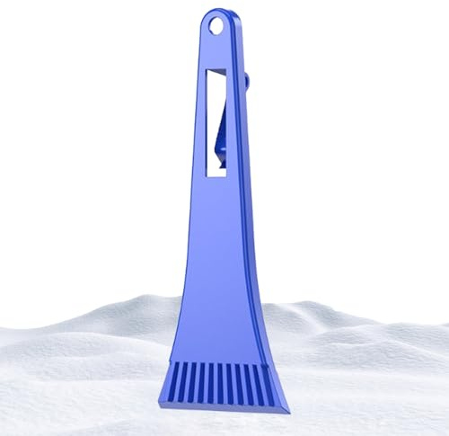 Rascador de hielo – ABS de agarre ergonómico de 9 pulgadas | Rascador de nieve y hielo para coche, pala de nieve para camión, coche, congelador, y uso en invierno