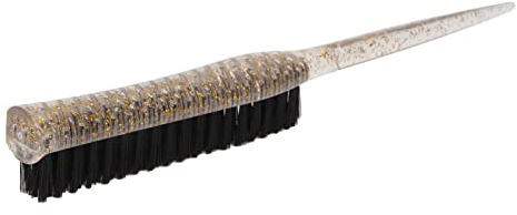 AOWINHIT Spazzola per Cotonare i Capelli Manico Ergonomico Glitterato per Pettinare la Schiena e Acconciare in Movimento (Oro)