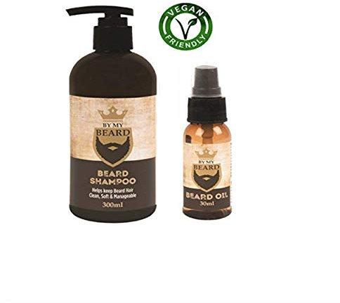 BE MY BEARD Beard Shampoo & Beard Oil Complete Kit - Clean, Soft, Manageable Beard Hair
