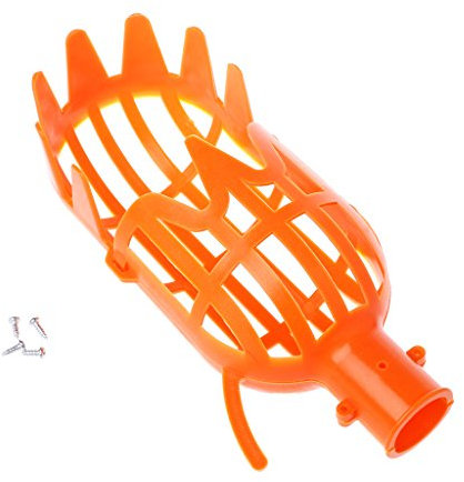 Pommee Haute Altitude Plastique Cueilleur de Fruits pour Cueille Fruit (Orange)