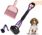 AMZMUKAUP 60cm Hundekotschaufel Haustier Hund Pooper Scooper Tragbare Hundekotgreifer mit langem Griff für Hunde und Katzen Haustier Schmutz Picker Pick Up für Rasen im Freien Gras und Kies