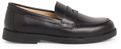 Pisamonas Zapato Colegial Escolares Niño Mocasines Talla 25 Color Negro