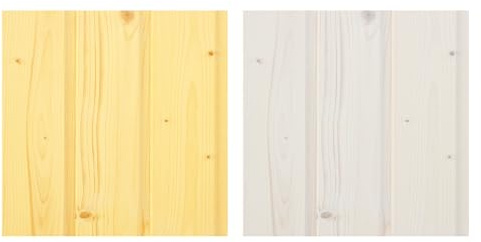 Imprägniermittel-Set für den Anstrich von Holzhäusern - für den Innen- und Außenbereich des Hauses - 5 Liter Weiß + 5 Liter Helle Eiche + GESCHENK Pinsel-Set