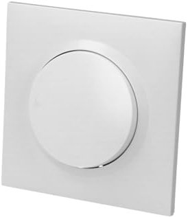 Legrand 600701 Interrupteur ou va-et-vient dooxie one 10AX, 250V~ livré avec plaque carrée blanche et griffes