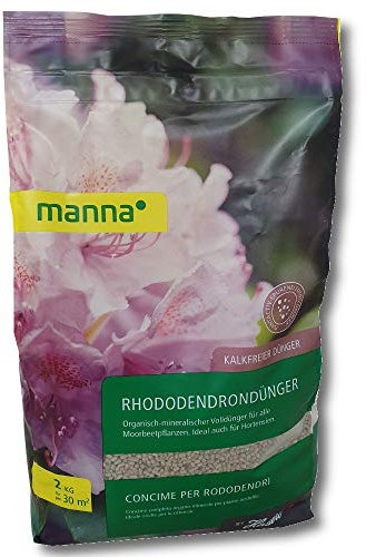 Hauert Manna Fertilizzante per Rododendri 2 kg Azalee Eriken Callunen Morbeetpflanzen
