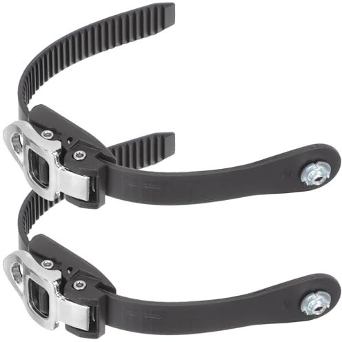 BESPORTBLE 2Pcs Replacements Inline Roller Skating Shoes Energy Strap Skate Buckle Straps Replaceable Skate Strap Ice Skates Buckle Strap Ice Skates Straps Black