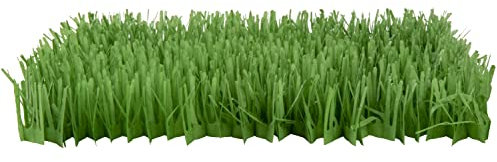 SmartyKat Instincts 2-Pack Meadow Mayhem Hide & Seek Paper Grass Rustle Cat Mat Toy - Green, 2-Pack
