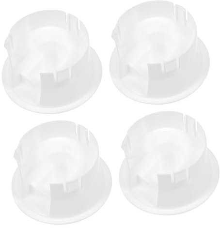 IMIKEYA Coperchio per Brocca d'Acqua Multifunzione Bianco in Pc Resistente all'Usura, Piccolo Accessorio Compatto per Uso Quotidiano Sigillatura Ermetica, Set da 4 Pezzi per Casa e Ristorante