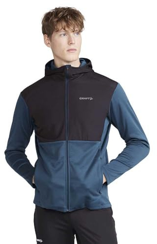 Craft ADV Essence - Giacca in jersey con cappuccio, taglia L, Blu, L
