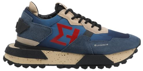 ELHANN.H The NSJ600 is a Sneaker with a Very Graphic Design, with a Dynamics Touch.The NSJ Outsole with Its MKX EVA on The Midsole Will Carry You Anywhere.White Blue Size 7.5