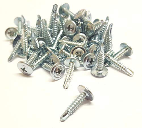 4.2mm SELF Drilling Wafer Head TEK Metal/Drywall Screws Various Lengths (Screws Size: 4.2mm x 16mm / Pack Size: 50pcs)