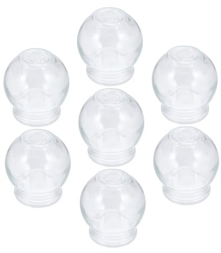 iplusmile 7pcs Set Vacuum Massage Body Cupping Kit for Professionals Chinese Cupping Body Cup Size