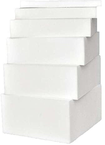 Kongdson Schiuma per Tappezzeria 60x60cm Foglio di Schiuma ad Alta Densità per Divano, Sedia, Panca, Sedile, Sgabello, Mobili, Ricambi, Tagliabile a Qualsiasi Dimensione Fai da Te