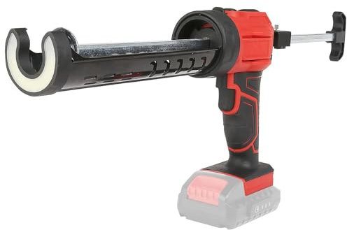 Akku Kartuschenpresse,Elektrische Kartuschenpresse,4 Stufen Durchfluss,Einstellbare Drehzahl,inkl 2000mah Akkus und Ladegerät,Silikonspritze elektrisch für Abdichten,Spachteln,Abdichten